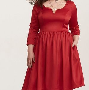 Outlander Red Party Dress